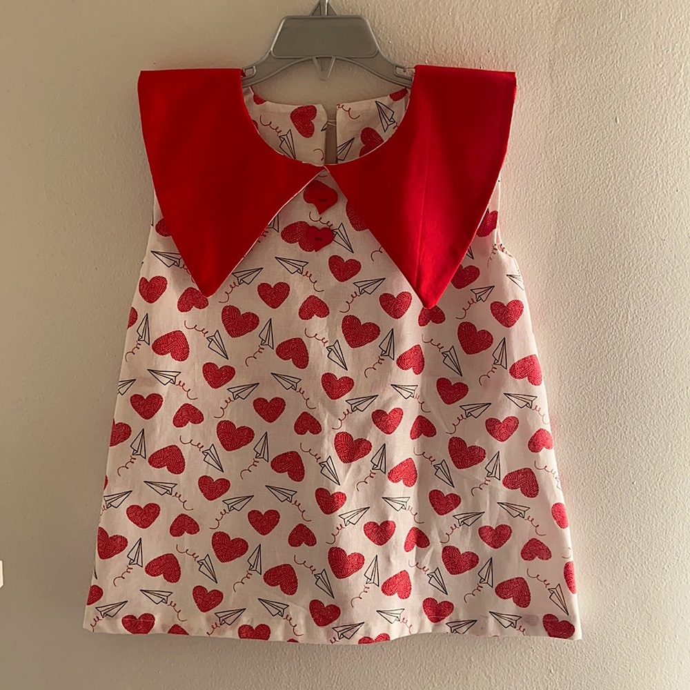 3t toddler A-line collar dress